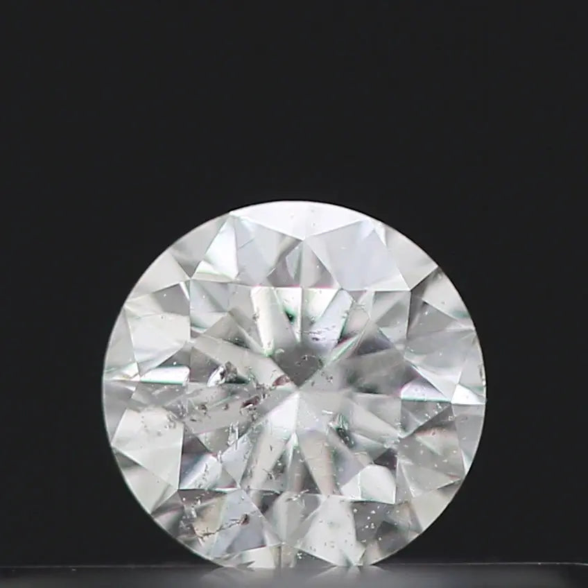 0.13 Carat White G/H I1 Round Brilliant Cut Natural Loose Diamond